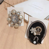 Vintage Rhinestone Brooch Pin for Women Wedding Party Accessory