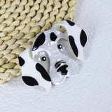 Dalmatian Dog Acrylic Brooch Cartoon Resin Animal Pin Jewelry