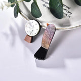 Flower Birds Acrylic Hand Animal Brooch Set for Women Men