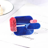 Acrylic Geometry Brooch Pins for Women