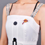 Colorful Acrylic Bird Shape Brooch Jewelry Lapel Pin for Women