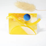 Acrylic Rectangle Brooch Pins Women's Hijab Lapel Pin