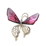 Acrylic Butterfly Dragonfly Flower Fairy Elf Brooch