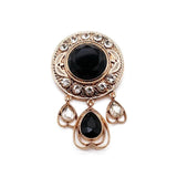 Vintage Resin Rhinestone Brooch Pendant Charm for Women