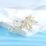Beaut&Berry Rhinestone Phoenix Brooch Ladies Silver 2 Office Gift Wedding