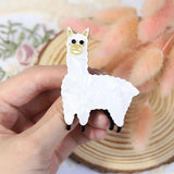 Adorkable Alpaca Animal Party Brooches for Women Kids