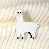 Adorkable Alpaca Animal Party Brooches for Women Kids