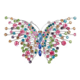 Colorful Zircon Butterfly Brooch for Women Jewelry