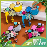 Enamel Dog Brooch Pin for Women Kids