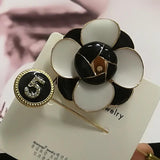 Winter Flower Brooch Pins Set for Women