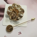Winter Flower Brooch Pins Set for Women