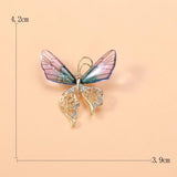 Beaut&Berry Acrylic Butterfly Brooch Women's Office Gift