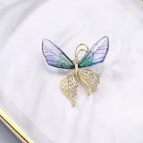 Beaut&Berry Acrylic Butterfly Brooch Women's Office Gift