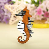 Acrylic Seahorse Brooches Pins For Women Kids Animal Brooch Accessory
