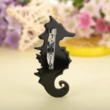 Acrylic Seahorse Brooches Pins For Women Kids Animal Brooch Accessory