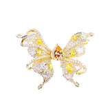 Cubic Zircon Brooches Butterfly Flower Pins Broche