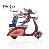 Cartoon Animal Enamel Brooches Little Dog