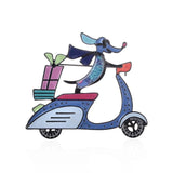 Cartoon Animal Enamel Brooches Little Dog