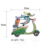 Cartoon Animal Enamel Brooches Little Dog