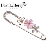 Beaut&Berry Flower Women's Pin Office Gift Festive Wedding Party Accessories