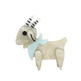 Goat Shape Animal Brooch Acrylic Jewelry Kids Holiday
