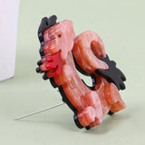 Acrylic Dragon Brooch Pins Resin Big Firedragon Brooches Badges