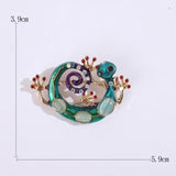 Colorful Lizard Brooch Office Wedding Party Jewelry