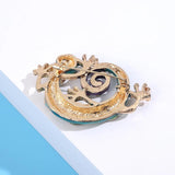 Colorful Lizard Brooch Office Wedding Party Jewelry