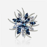 Crystal Women Flower Planet Vintage Brooches Rhinestone Coat Jewelry Pins