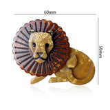 Lion Brooch Animal Carton Pins Acrylic Corsage For Women Kids