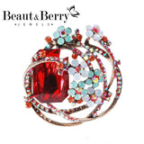 Beaut&Berry Brick Brooch Wedding Party Gift Office Accessory Pin