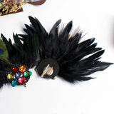 Brooch Pin Exaggerated Feather Corsage Costume Decoration