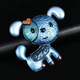 Cartoon Dog Brooches Pin Alloy Metal Animal Pet Jewelry Kids Girls Birthday