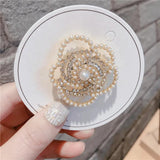Camellia Brooch Rose Banquet Women Clothing Brooches Accessories Corsage