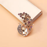 Beaut&Berry Rhinestone Leaf Brooch 3 Colors Wedding Accessories