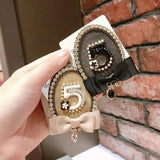 Geometric Cloth Pearl Brooch For Woman