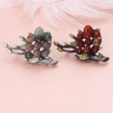 FARLENA Vintage Natural Stone Bouquet Brooch Pins for Women Accessories