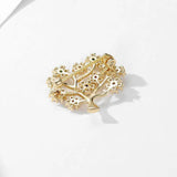 Multi-color Zircon Collar Pins for Woman Coat Suit Accessory