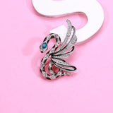 Enamel Snake Brooches With Wings For Women Unisex