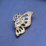 Butterfly Shape Crystal Brooches Jewelry Pins Women Men Children Accessories