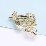 Butterfly Shape Crystal Brooches Jewelry Pins Women Men Children Accessories