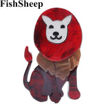 Acrylic Lion Brooch For Women Kids Resin Animal Pin