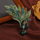 Vintage Crystal Phoenix Wings Brooches for Women