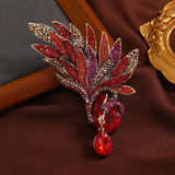 Vintage Crystal Phoenix Wings Brooches for Women