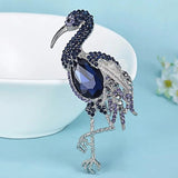 Red Rhinestone Birds Brooches Vintage Animal Pin Brooch