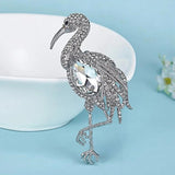 Red Rhinestone Birds Brooches Vintage Animal Pin Brooch