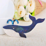 Dolphin Shape Acrylic Brooches for Girls