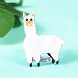 Acrylic Sheep Brooch Corsage for Coat Suit Scarf Hat