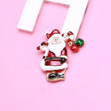 Santa Brooch Office Accessories Christmas Party Festive Gift