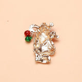 Santa Brooch Office Accessories Christmas Party Festive Gift